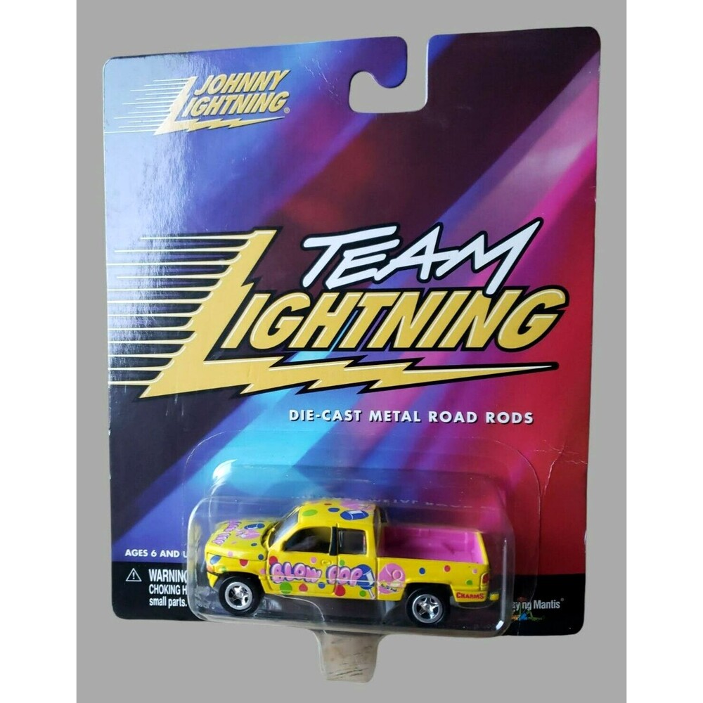 VGT 2000 Johnny Lightning 1996 DODGE RAM BLOW POP Yellow 1/6 Team Lightning 1:64